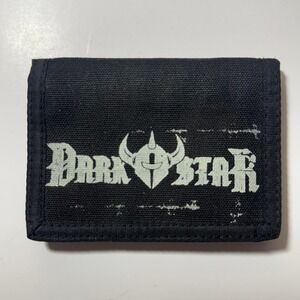 Y2K‎ DARKSTAR Skateboarding Black Canvas Wallet